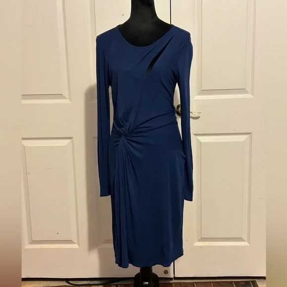 halston heritage dress blue Halston Heritage MEC161757C Dress